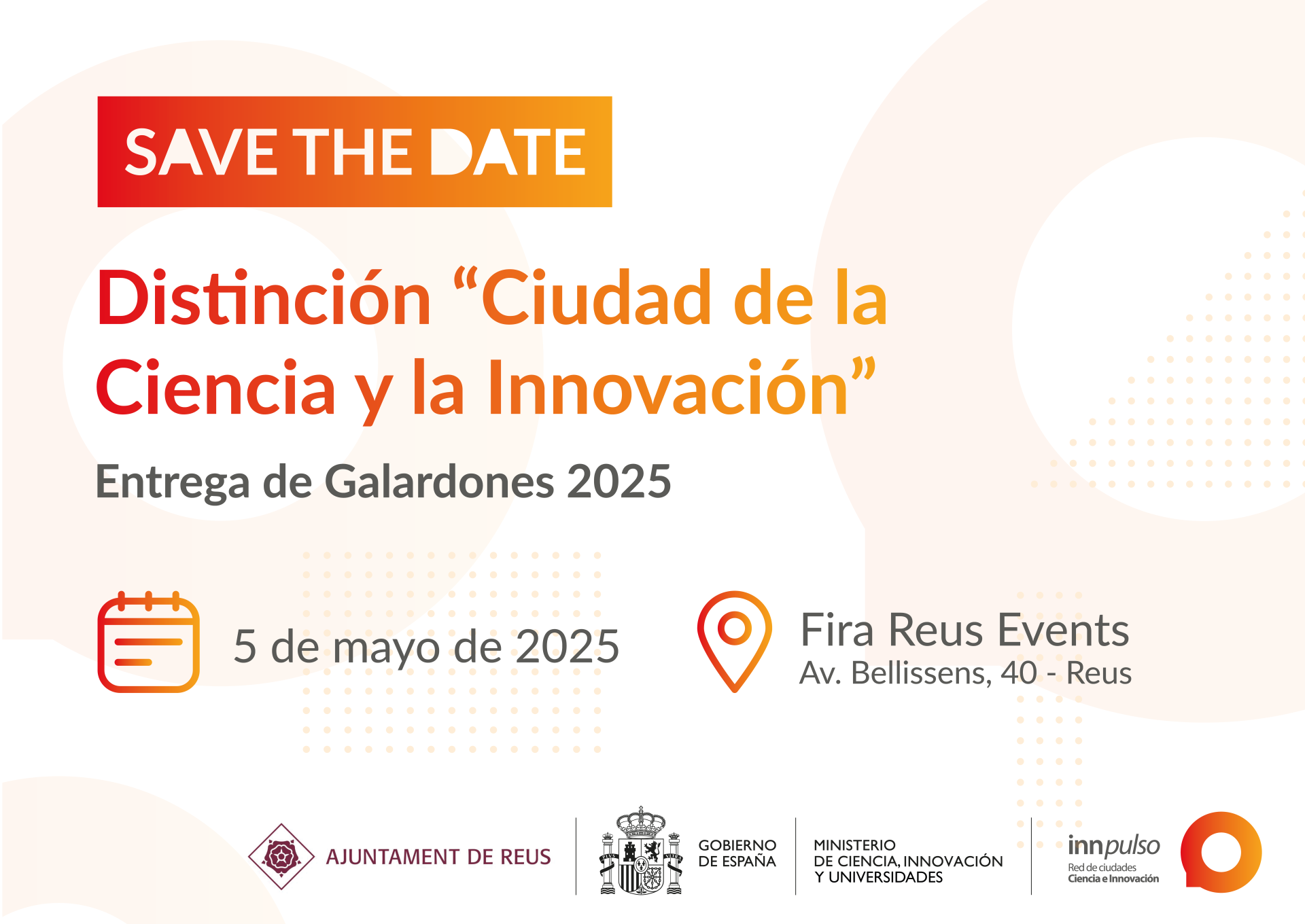 Entrega guardons Ciutat de la Ciència i la Innovació